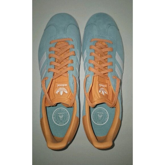 ADIDAS GAZELLE MLS INTER MIAMI SOUTH BEACH TEAL IH2627 Men\'s Size 9.5 NEW MESSI main image 5